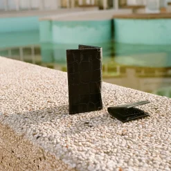 Adon Portfel, Czarny Wzor Krokodyla