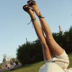 Amfi Kitten Sandaly, Czarny