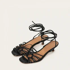 Amfi Kitten Sandaly, Czarny