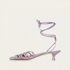 Amfi Kitten Sandaly, Lawendowy Zamsz