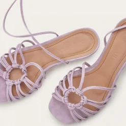 Amfi Kitten Sandaly, Lawendowy Zamsz