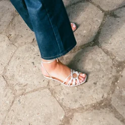 Amfi Kitten Sandaly, Srebrny