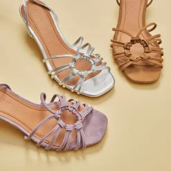 Amfi Kitten Sandaly, Srebrny