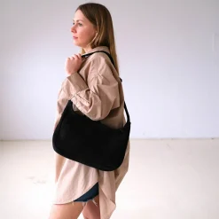 Beatrice Torebka M, Czarny Welur