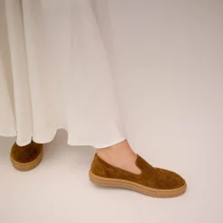 Biluyi Sneakersy, Ziemisty Welur