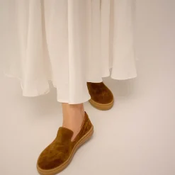 Biluyi Sneakersy, Ziemisty Welur