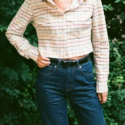 Cienki Pasek Bez Klamry, Czarny Wzor Krokodyla