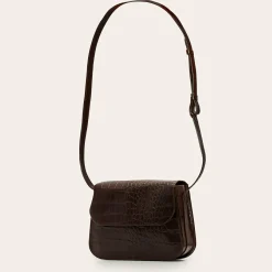 Doar Torebka M, Brazowy Wzor Krokodyla