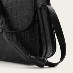 Doar Torebka M, Czarny Wzor Krokodyla