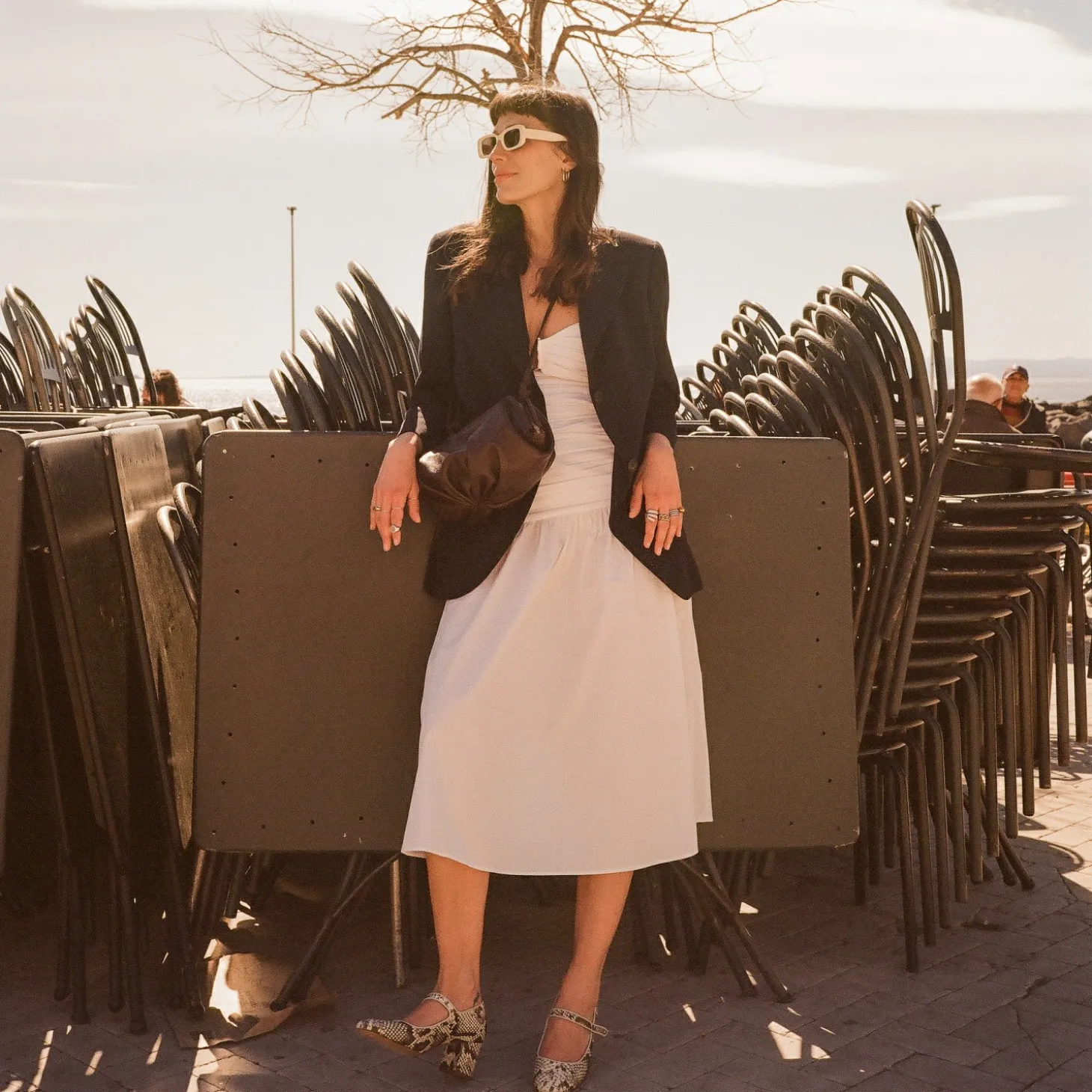 Dora Czółenka Na Wysokim Obcasie, Zlamana Biel Wzor Pytona