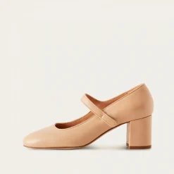 Dora Czółenka Na Wysokim Obcasie, Biszkoptowy