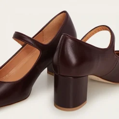 Dora Czółenka Na Wysokim Obcasie, Mahoniowy