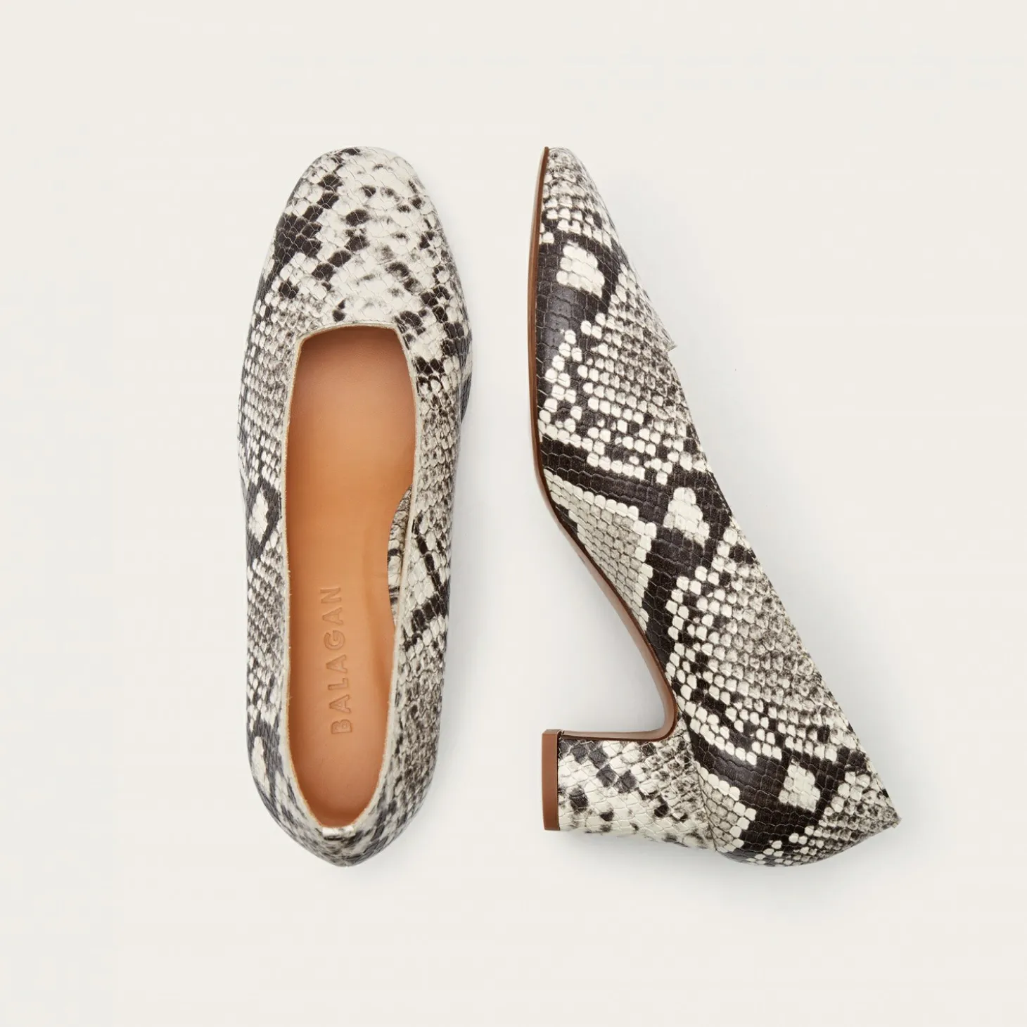 Dvora Czółenka, Zlamana Biel Wzor Pytona