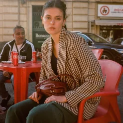 Hug Bag Torebka L, Bordowy