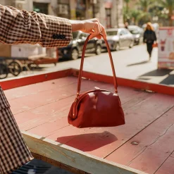 Hug Bag Torebka L, Bordowy