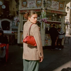 Hug Bag Torebka L, Bordowy