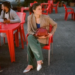 Hug Bag Torebka L, Bordowy