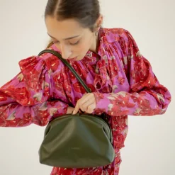 Hug Bag Torebka L, Ciemnozielony