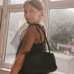 Hug Bag Torebka L, Czarny