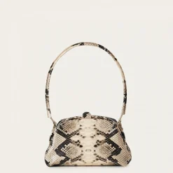 Hug Bag Torebka L, Zlamana Biel Wzor Pytona