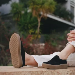 Kulit Mokasyny, Czarny Welur