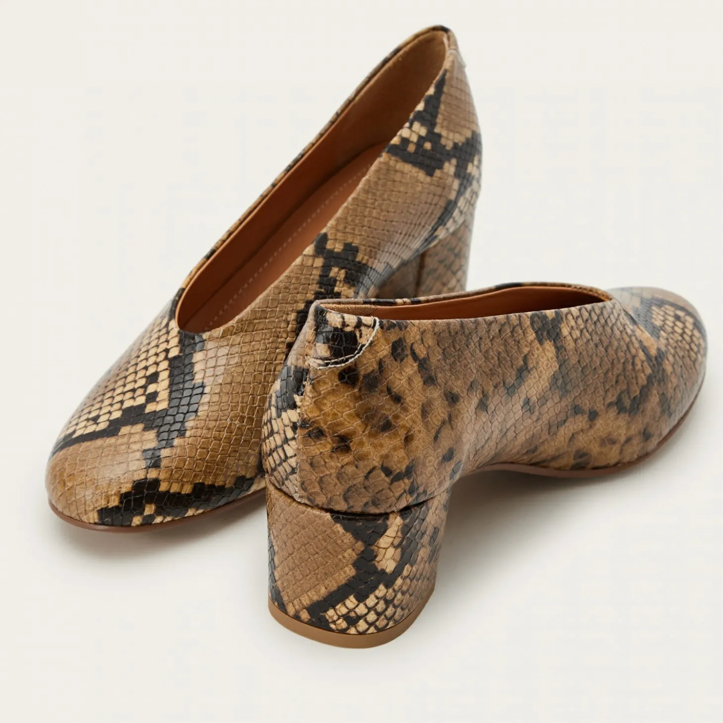 Leilot Czółenka, Brazowy Wzor Pytona