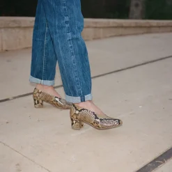 Leilot Czółenka, Brazowy Wzor Pytona