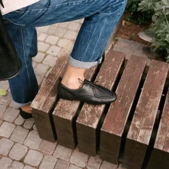 Lila Półbuty, Czarny