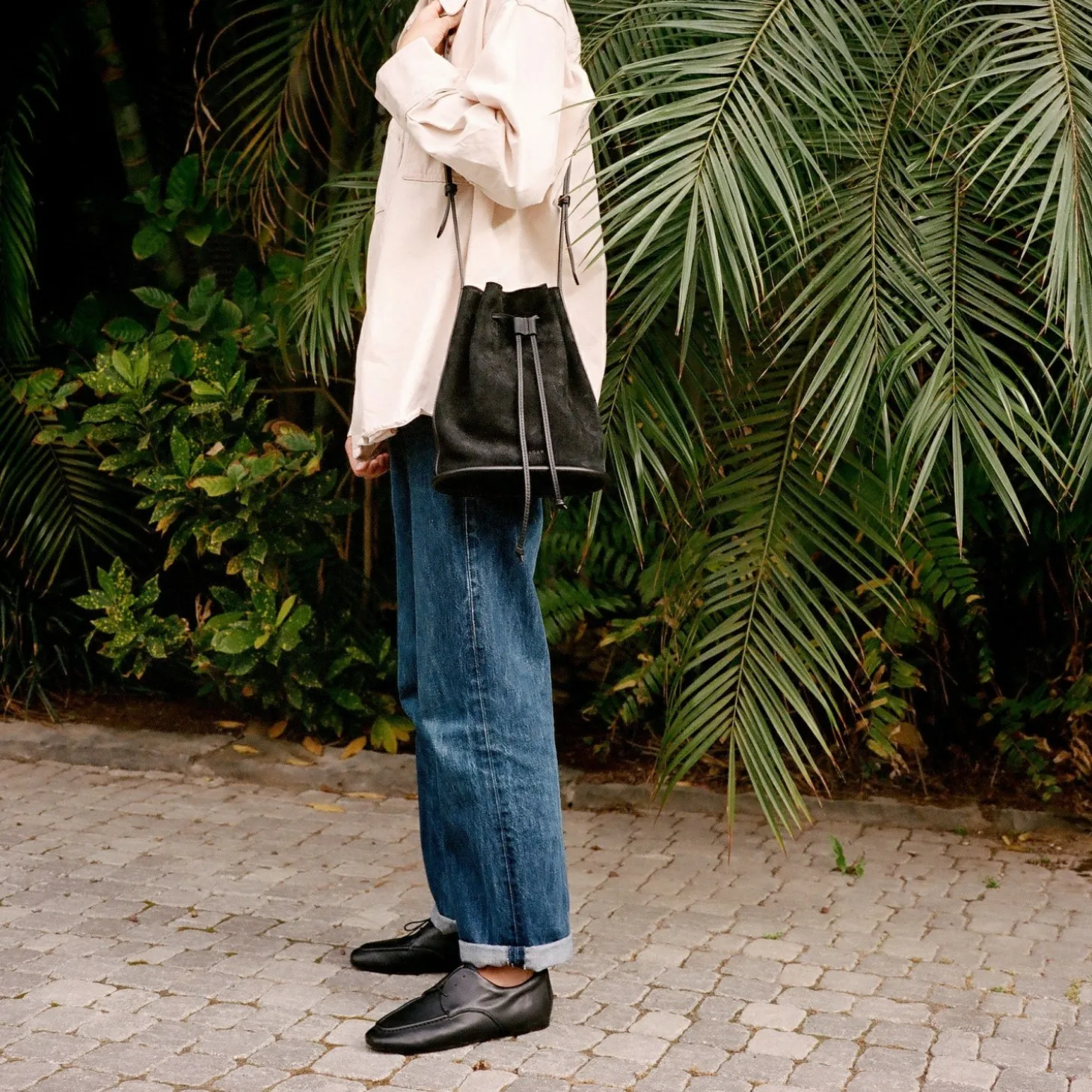 Lila Półbuty, Czarny