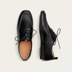 Lila Półbuty, Czarny Polysk