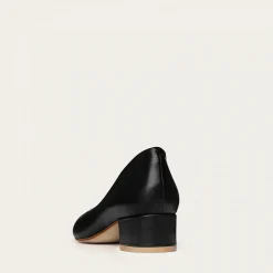 Migdal Czółenka Na Niskim Obcasie, Czarny