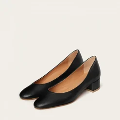 Migdal Czółenka Na Niskim Obcasie, Czarny