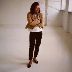 Migdal Czółenka Na Niskim Obcasie, Czarny Zamsz