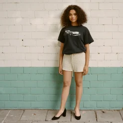 Migdal Czółenka Na Wysokim Obcasie, Czarny Zamsz