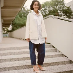 Migdal Czółenka Na Wysokim Obcasie, Kremowy