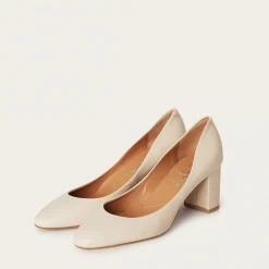 Migdal Czółenka Na Wysokim Obcasie, Kremowy