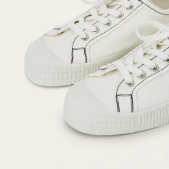 Novesta Star Master Sneakersy Damskie Vegan, Perlowy Z Czarna Nicia