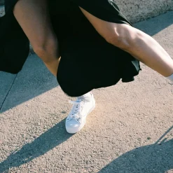 Novesta Star Master Sneakersy Damskie Vegan, Perlowy Z Czarna Nicia