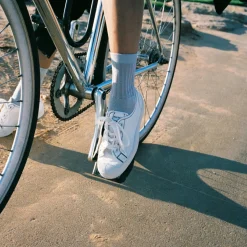 Novesta Star Master Sneakersy Damskie Vegan, Perlowy Z Czarna Nicia