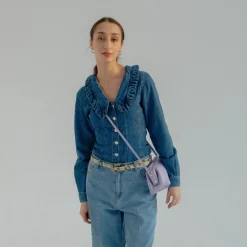 Pasek Z Powlekana Klamra, Zlamana Biel Wzor Weza