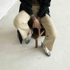 Ritza Sneakersy, Szary Welur