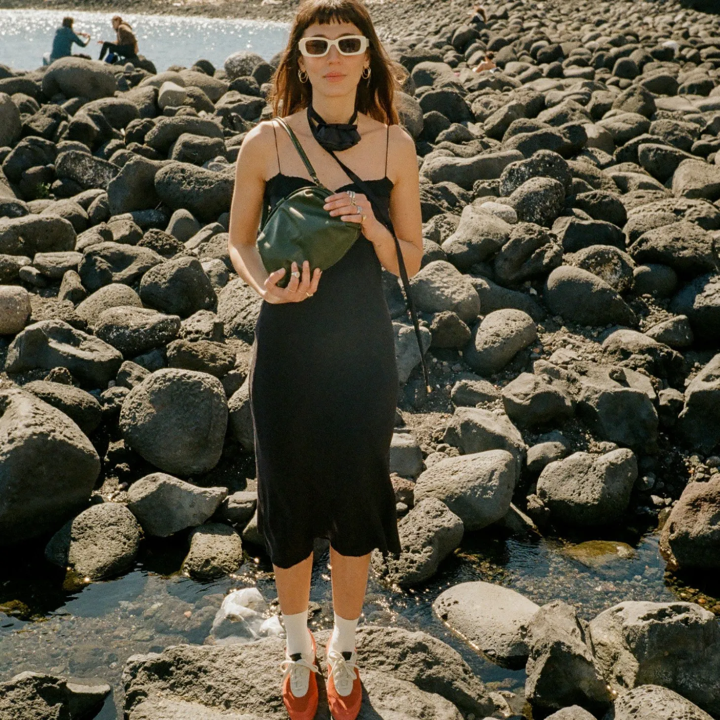 Ritza Sneakersy, Vintage Czerwony Nubuk