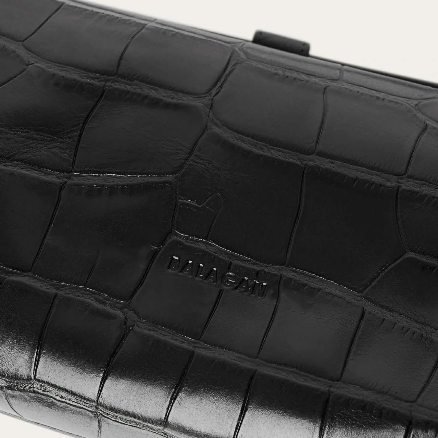 Rofe Torebka M, Czarny Wzor Krokodyla