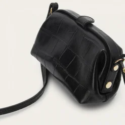 Rofe Torebka S, Czarny Wzor Krokodyla