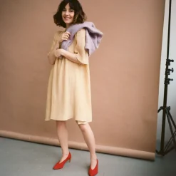 Schpitz Czółenka, Czerwony Zamsz