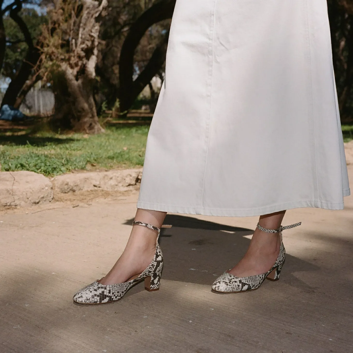 Sira Czółenka, Zlamana Biel Wzor Pytona