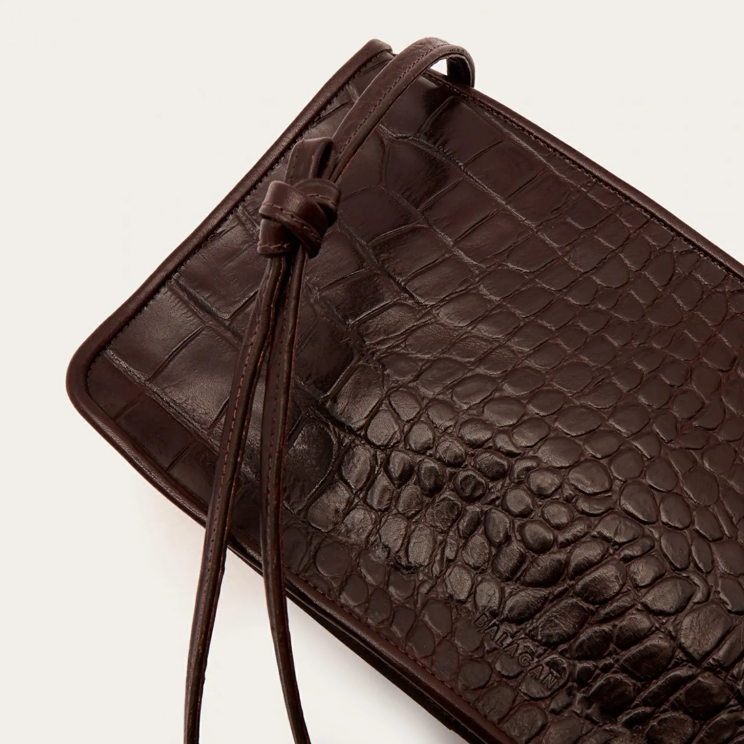 Suzanne Torebka M, Brazowy Wzor Krokodyla
