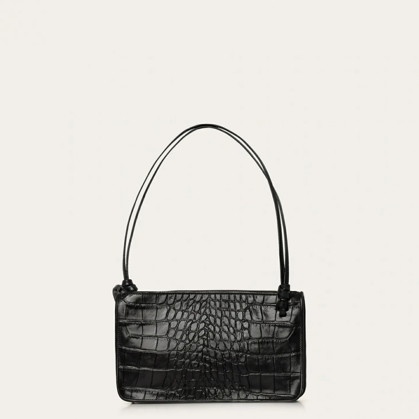 Suzanne Torebka M, Czarny Wzor Krokodyla