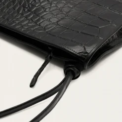 Suzanne Torebka M, Czarny Wzor Krokodyla