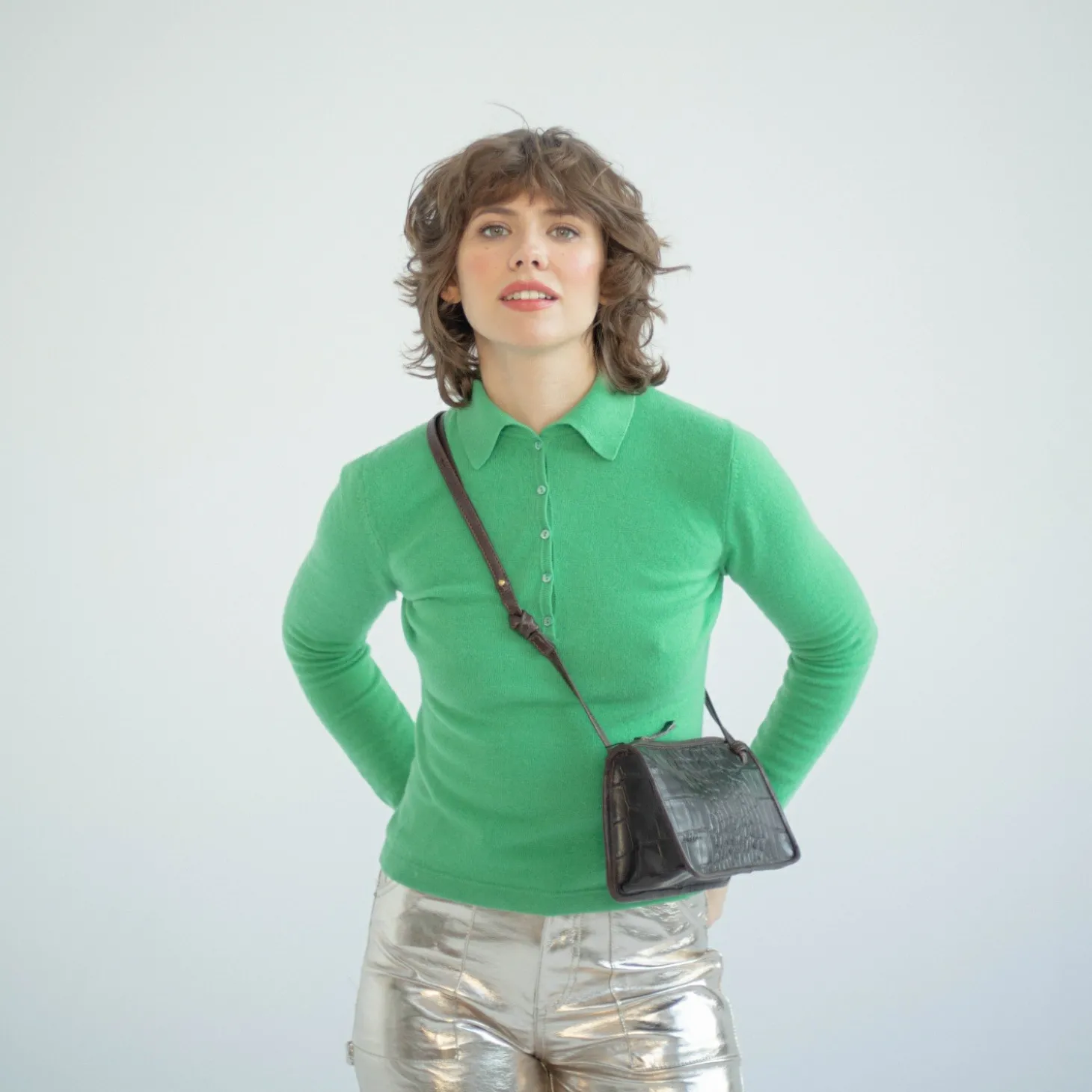 Suzanne Torebka S, Brazowy Wzor Krokodyla